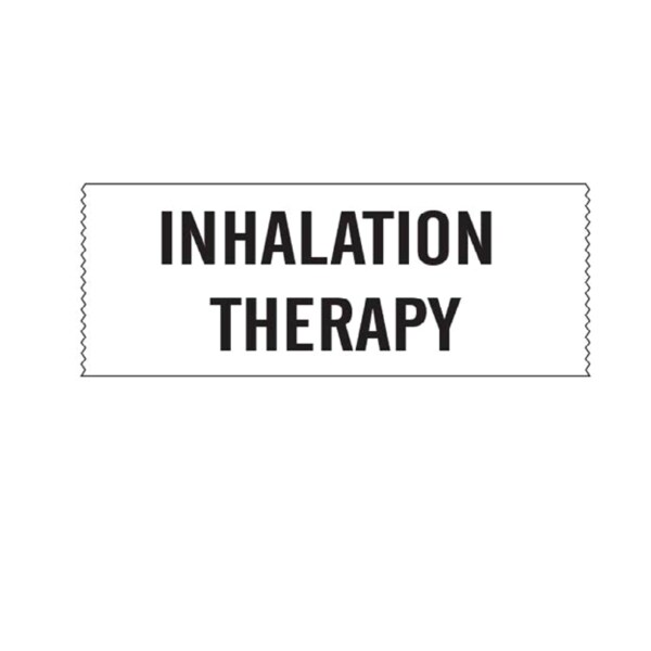 Printed Chart Tape - Inhalation Therapy